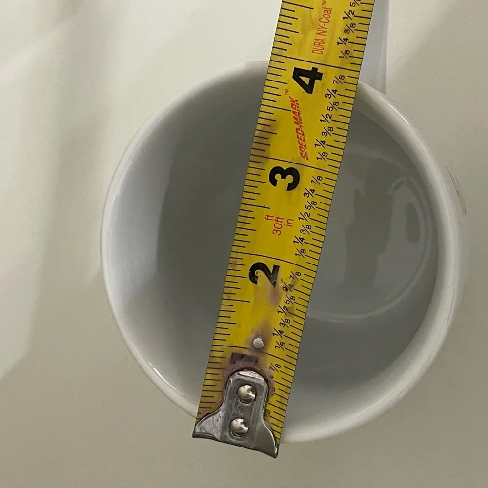Retired‎ Pottery Barn Rudolph White and Yellow Mug